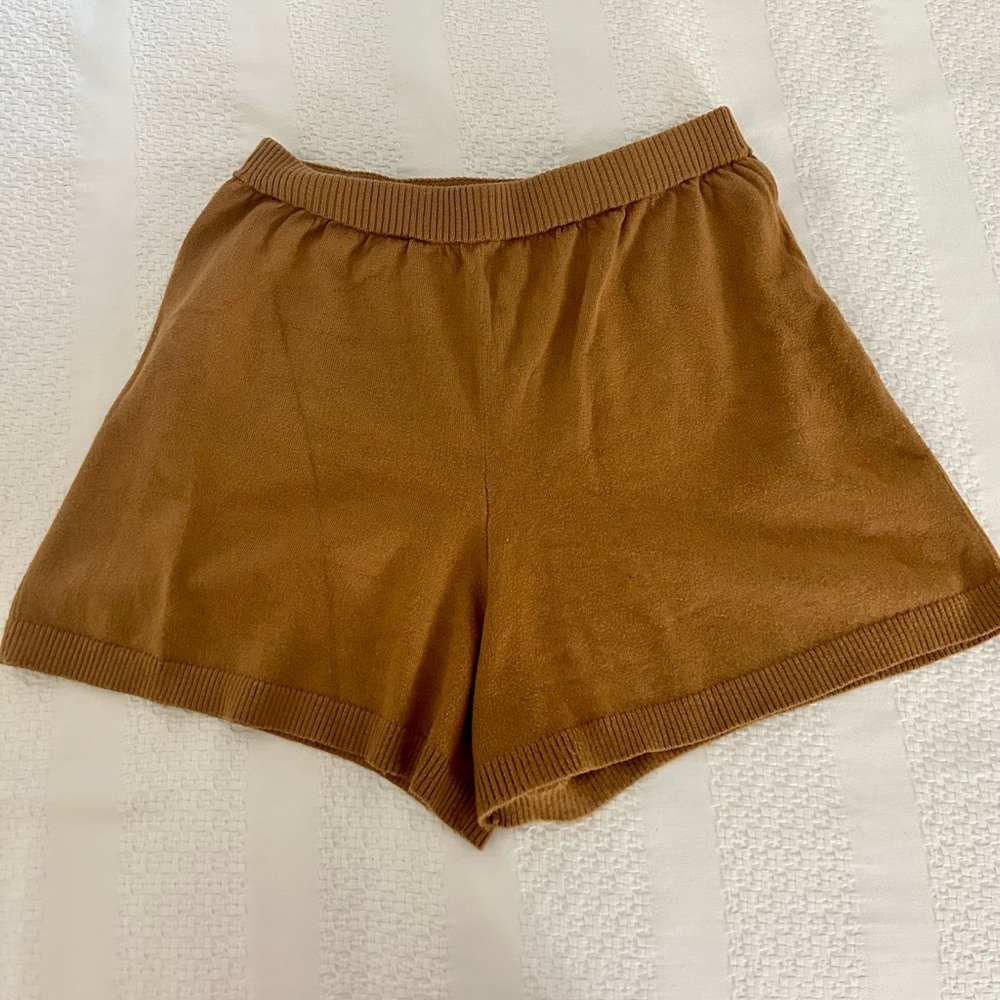 JCREW cotton/cashmere blend shorts